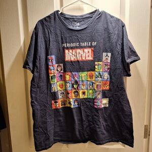 Marvel Periodic Table Graphic T-Shirt